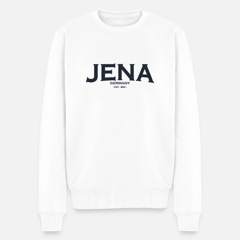 Jena - Pull Premium bio Homme - blanc