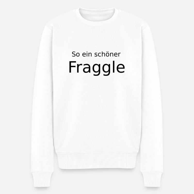 Schöner Fraggle! - Männer Premium Bio Pullover - Weiß