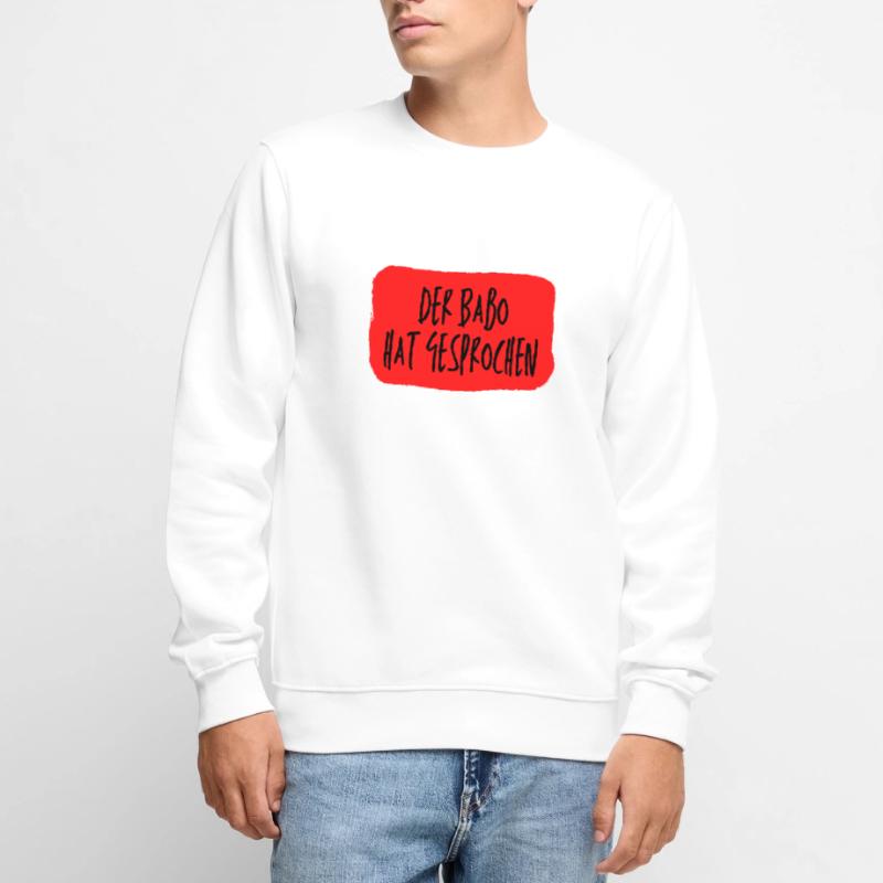 Der Babo hat gesprochen Männer Premium Bio Pullover