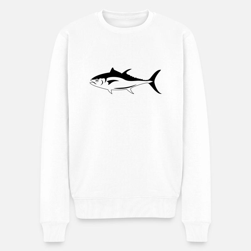 thon - Pull Premium bio Homme - blanc