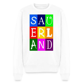Sauerland - Männer Premium Bio Pullover - Weiß - Vorne - Thijin (182cm)