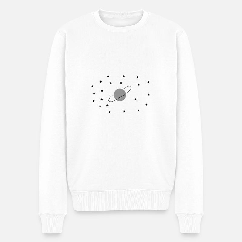 Starry Planet Stars Galaxy Univers - Pull Premium bio Homme - blanc