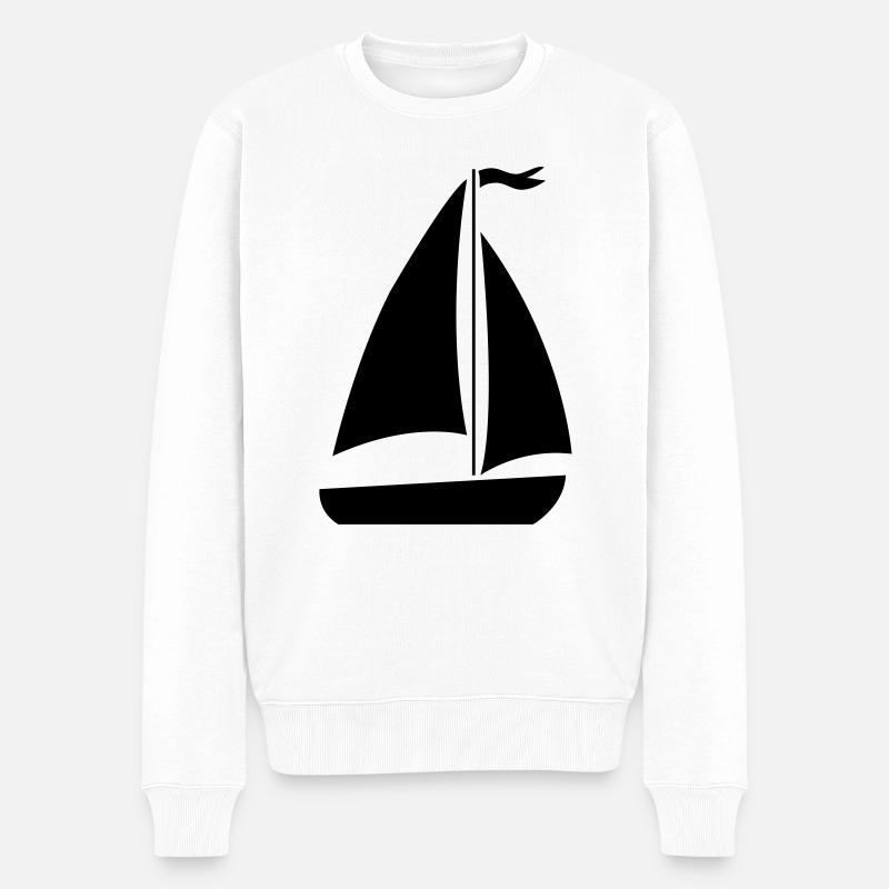 bateau - Pull Premium bio Homme - blanc