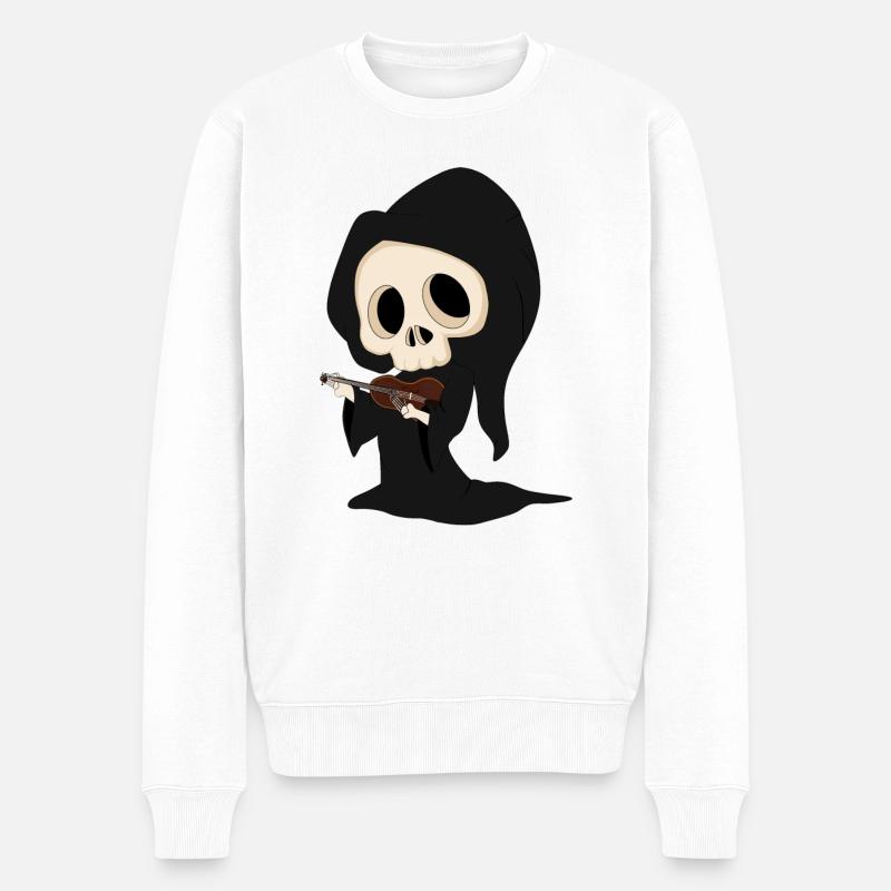 Faucheuse - Pull Premium bio Homme - blanc