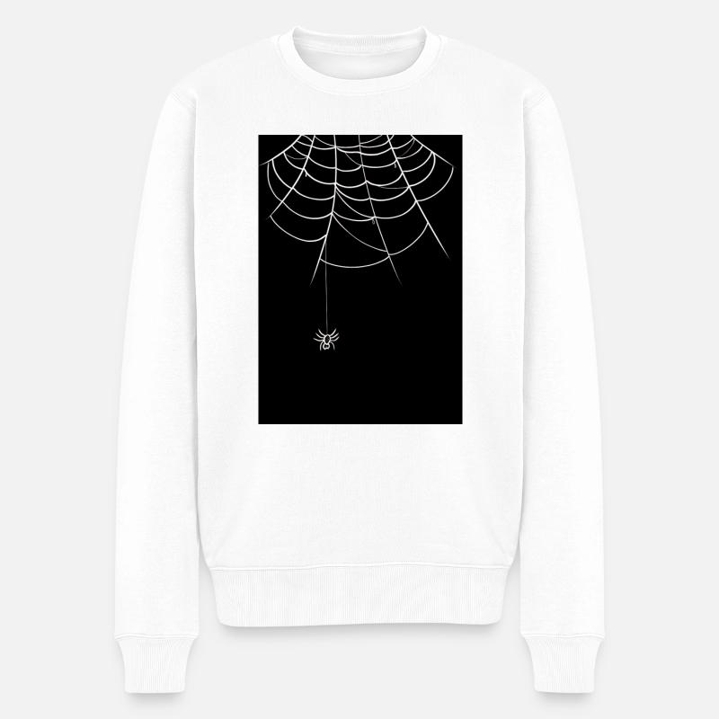 Fils d’araignée3 - Pull Premium bio Homme - blanc