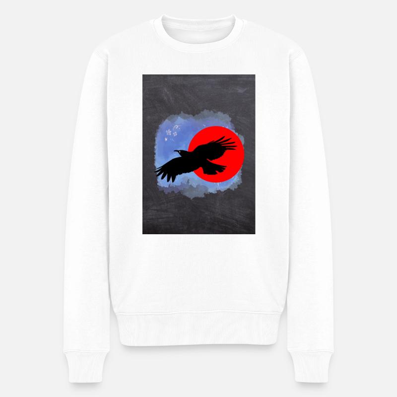 corbeau - Pull Premium bio Homme - blanc