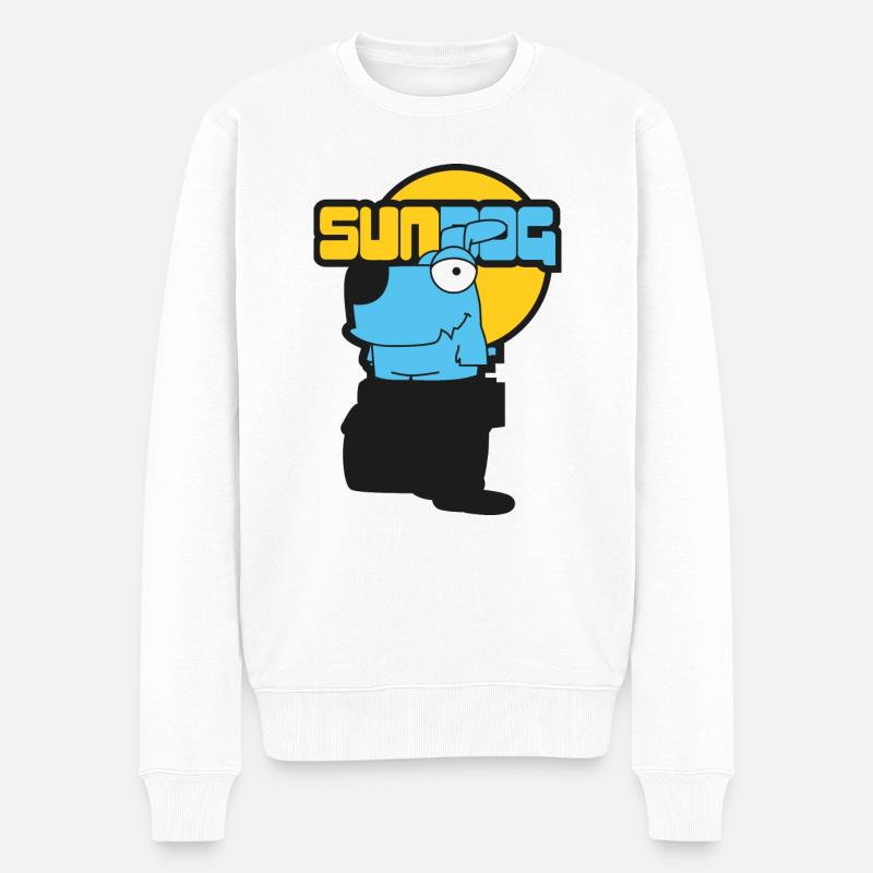 sundog - Männer Premium Bio Pullover - Weiß