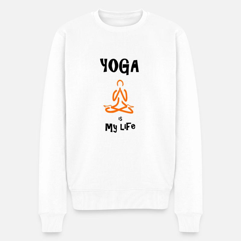 Yoga - Pull Premium bio Homme - blanc