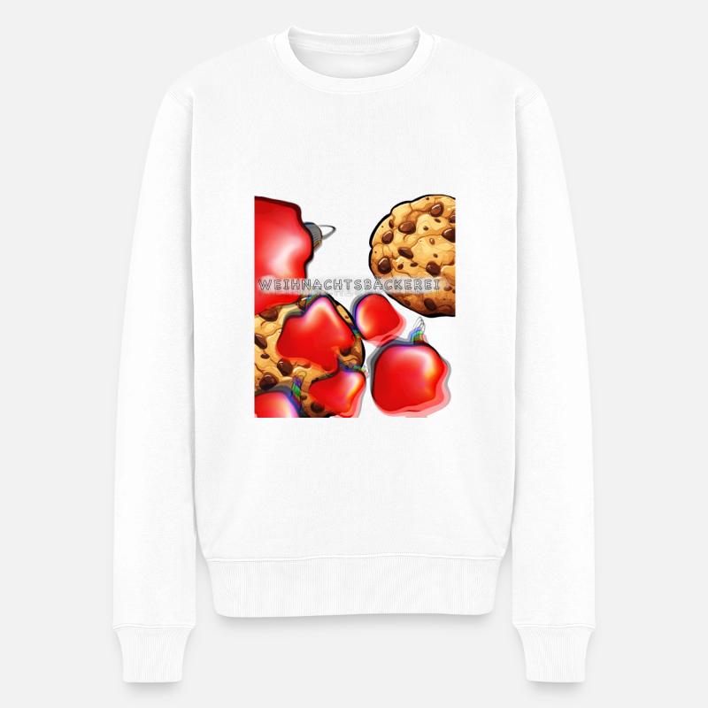 Boulangerie de Noël - Pull Premium bio Homme - blanc