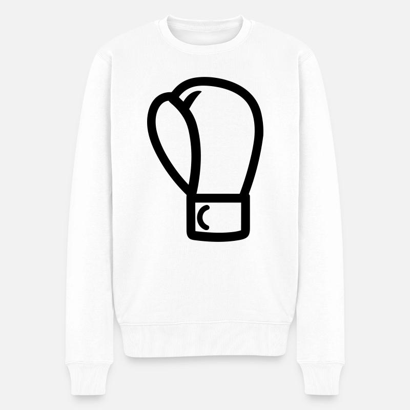 gant de boxe - Pull Premium bio Homme - blanc