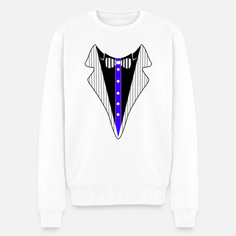 Chemise de smoking - Pull Premium bio Homme - blanc