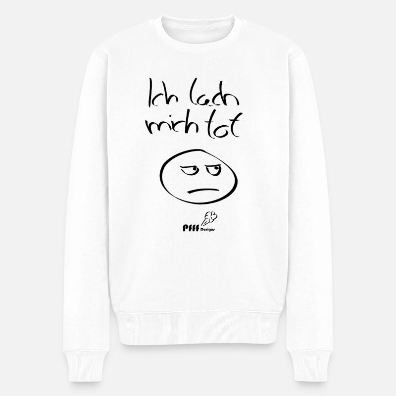 Riez-moi à mourir de rire - Pull Premium bio Homme - blanc