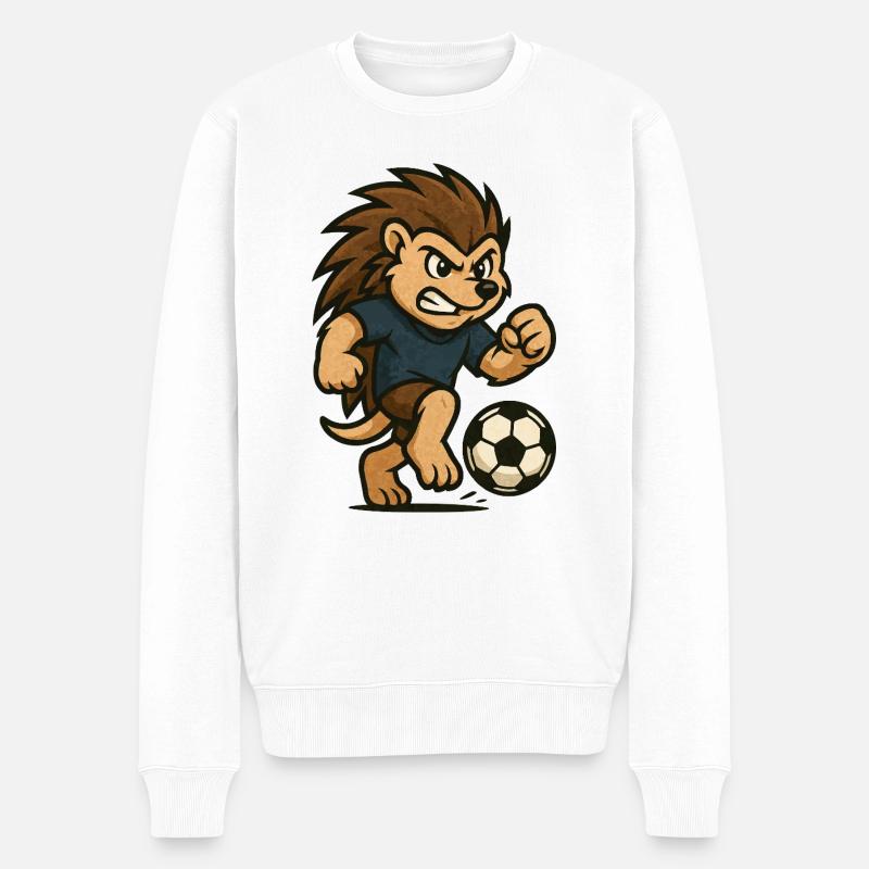 Football hérisson - Pull Premium bio Homme - blanc