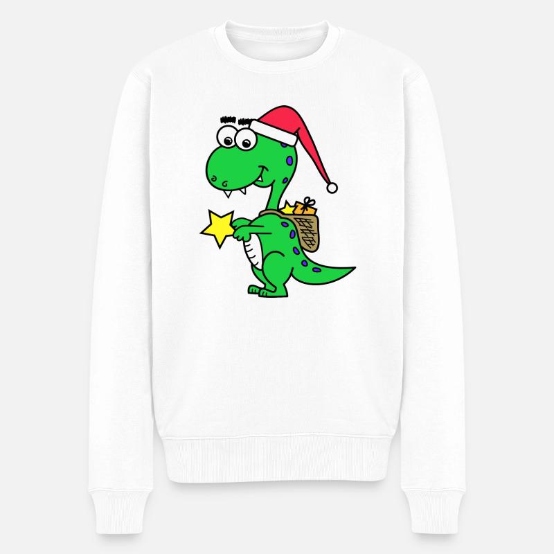 Dino Noël - Pull Premium bio Homme - blanc