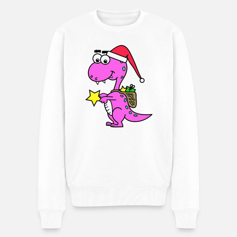 Dino Noël - Pull Premium bio Homme - blanc