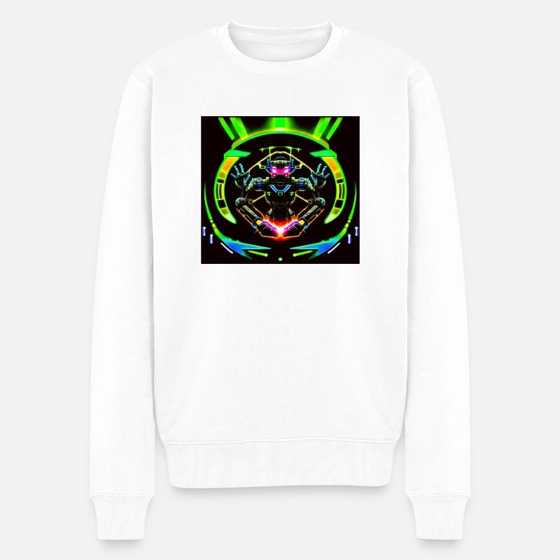 art numérique - Pull Premium bio Homme - blanc