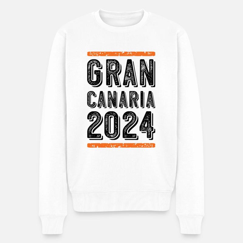 Gran Canaria Millésime 2024 - Pull Premium bio Homme - blanc
