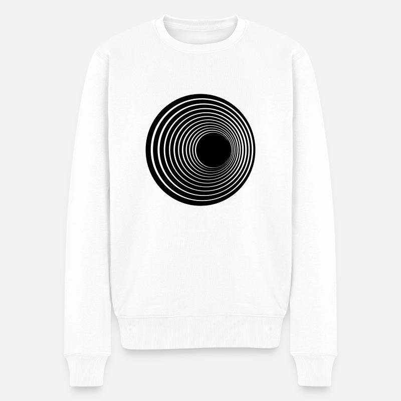kreis - Männer Premium Bio Pullover - Weiß