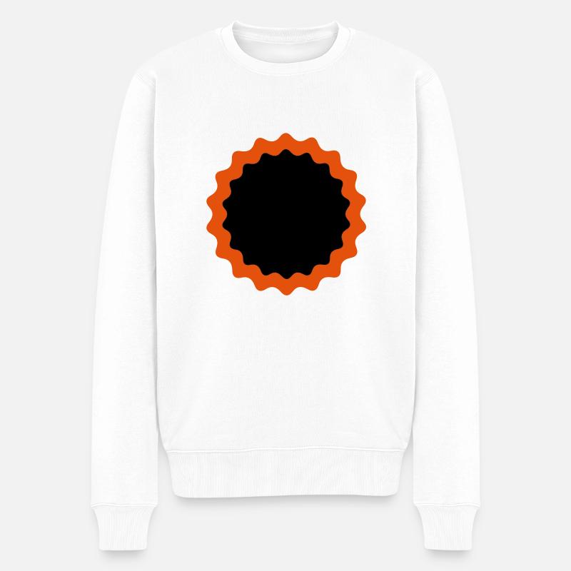 Patchs de vélo - Pull Premium bio Homme - blanc