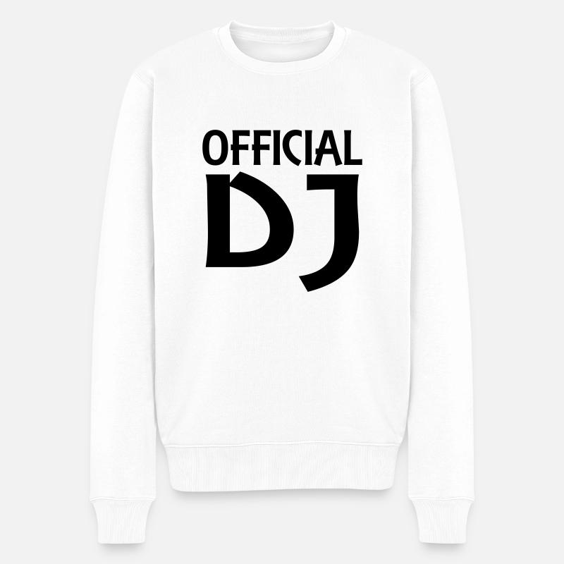 Official DJ - Pull Premium bio Homme - blanc