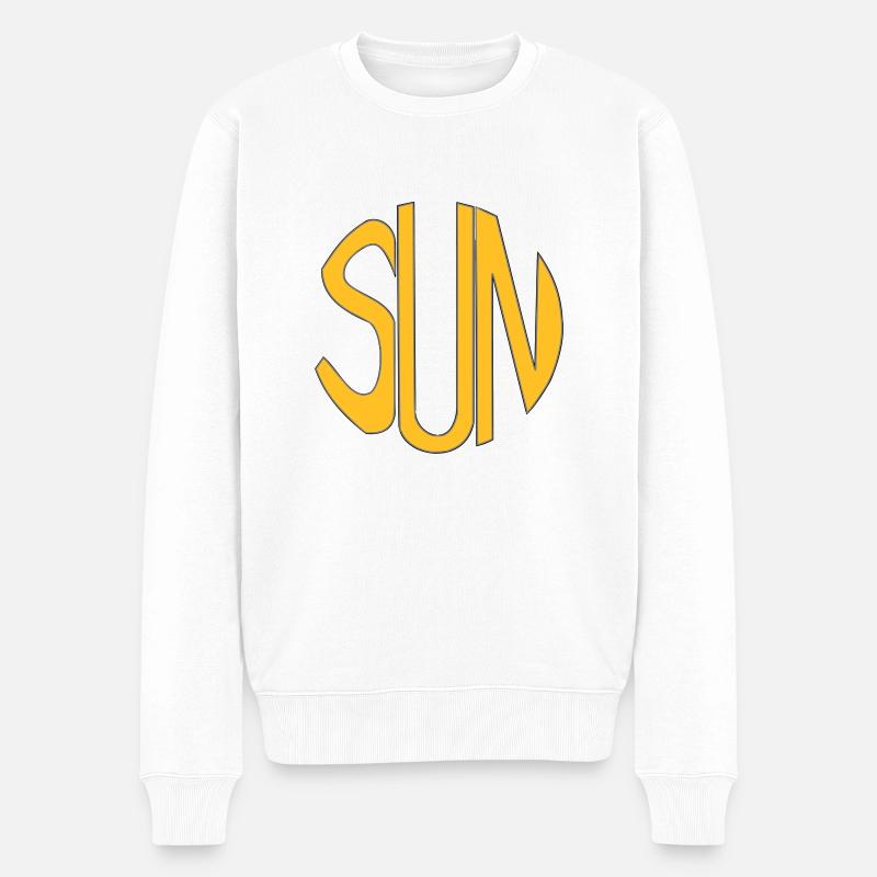 Soleil. - Pull Premium bio Homme - blanc