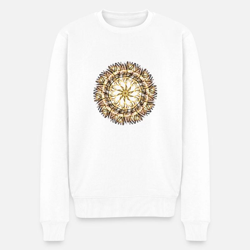 Mandala - Pull Premium bio Homme - blanc