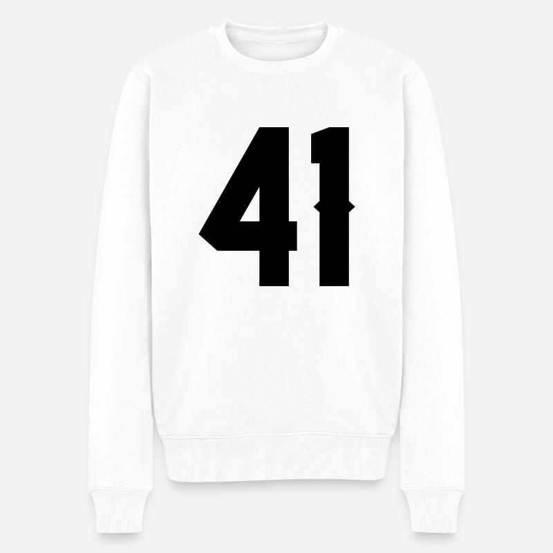 41 - Pull Premium bio Homme - blanc