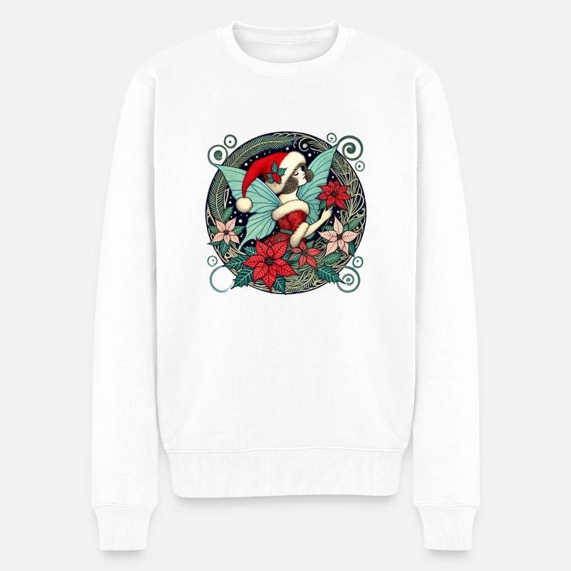 Fée de Noël - Pull Premium bio Homme - blanc