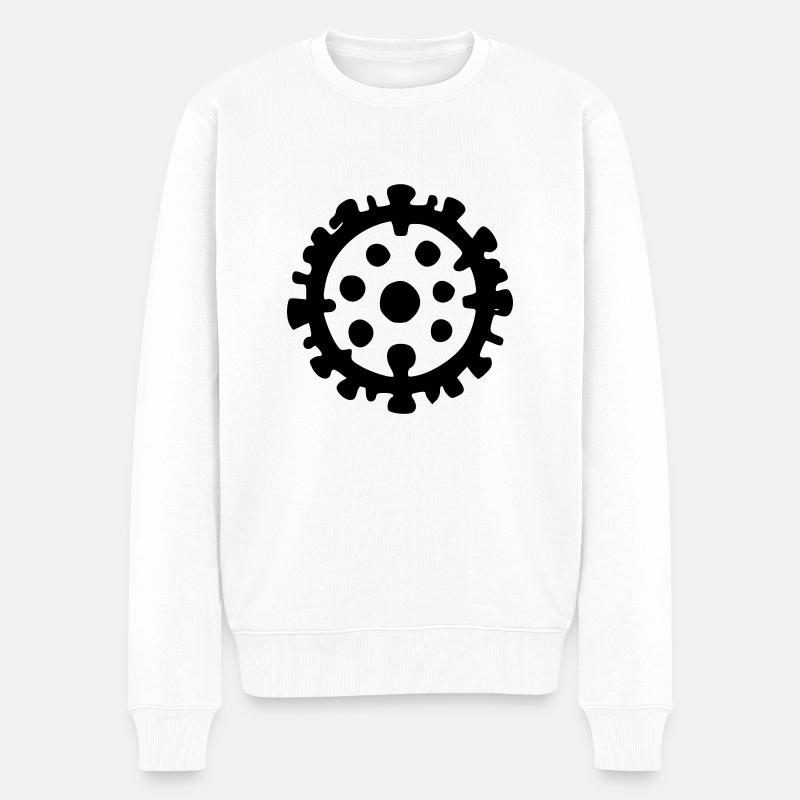 Virus - Pull Premium bio Homme - blanc