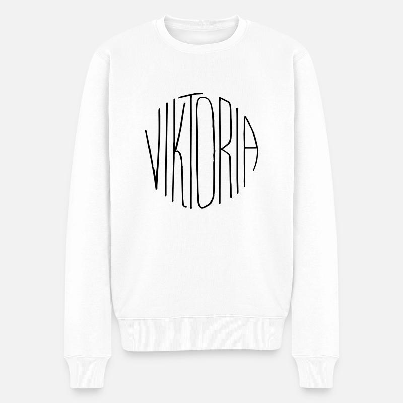 Victoria - Pull Premium bio Homme - blanc