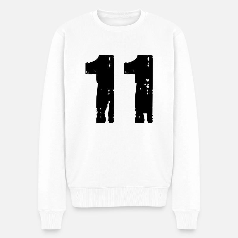 11 - Pull Premium bio Homme - blanc