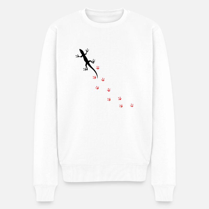 Gecko - Pull Premium bio Homme - blanc