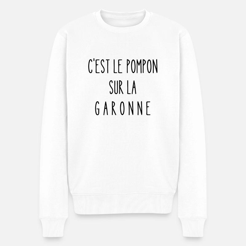 le pompon sur la garonne - Pull Premium bio Homme - blanc
