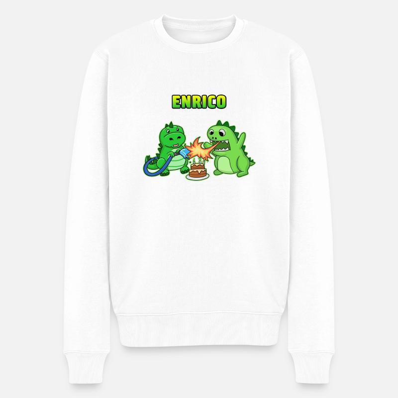 Enrico Geburtstag Geschenk - Männer Premium Bio Pullover - Weiß