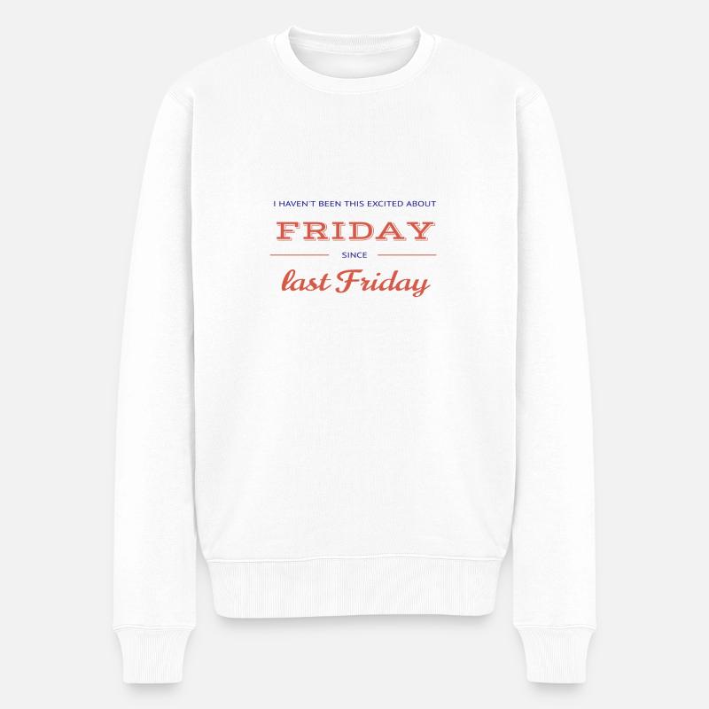 Joyeux vendredi - Pull Premium bio Homme - blanc