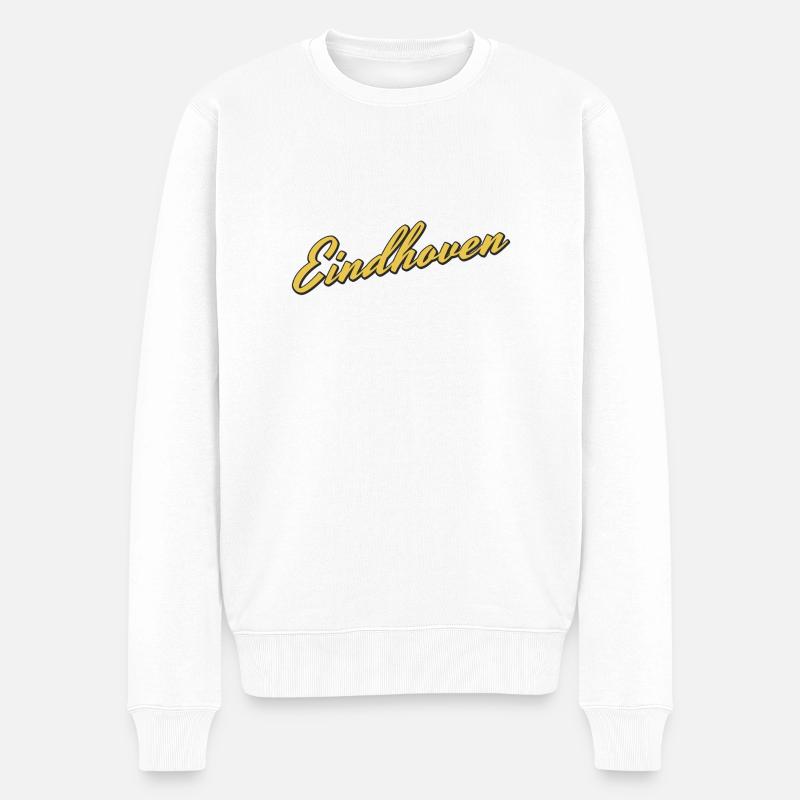Eindhoven - Männer Premium Bio Pullover - Weiß
