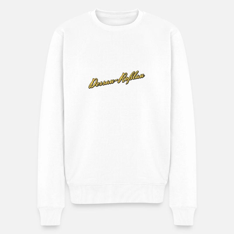 Dessau-Roßlau - Männer Premium Bio Pullover - Weiß