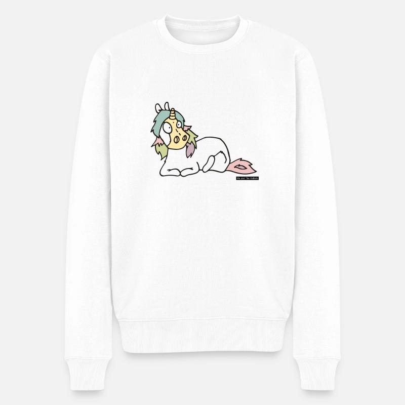 Cheval n ° 3 - Pull Premium bio Homme - blanc