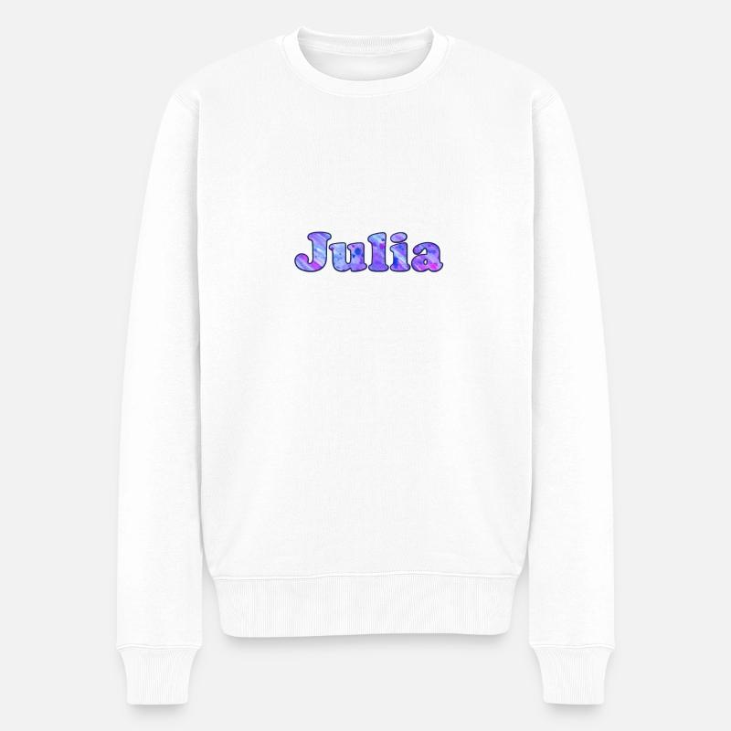 Julia Julia - Pull Premium bio Homme - blanc