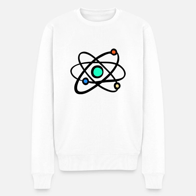 Physique des atomes - Pull Premium bio Homme - blanc