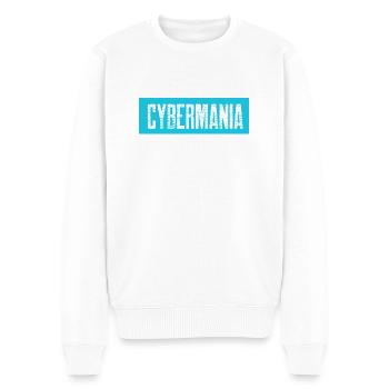 Cybermania - Männer Premium Bio Pullover - Weiß - Vorne - Thijin (182cm)
