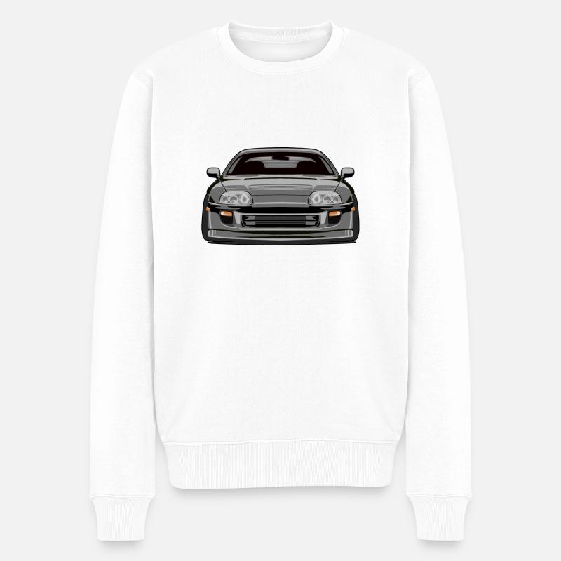 legends never die Supra MKIV - Männer Premium Bio Pullover - Weiß