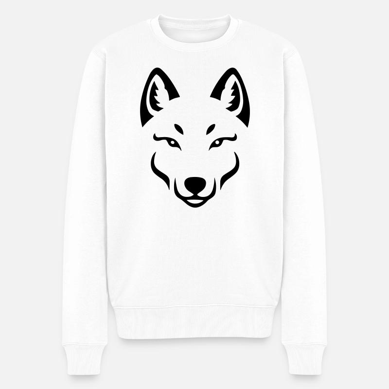 Loup - Pull Premium bio Homme - blanc