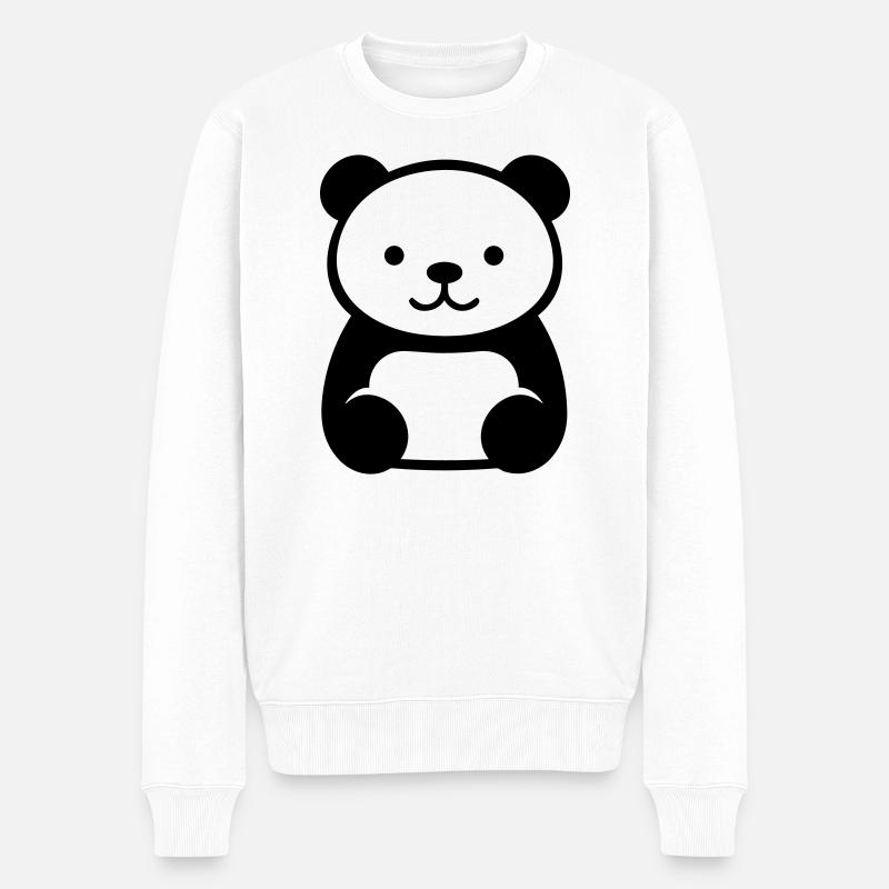 Babybär - Männer Premium Bio Pullover - Weiß