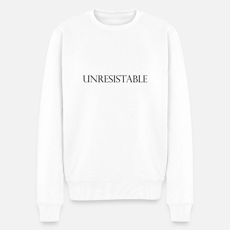 unresistable - Pull Premium bio Homme - blanc