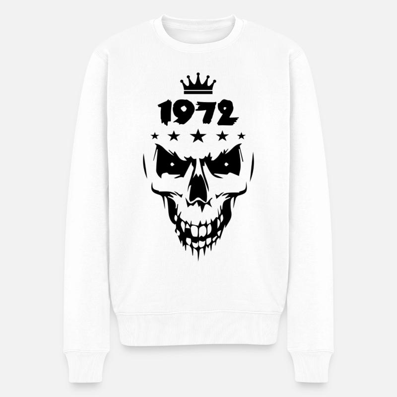Crâne (1972) - Pull Premium bio Homme - blanc