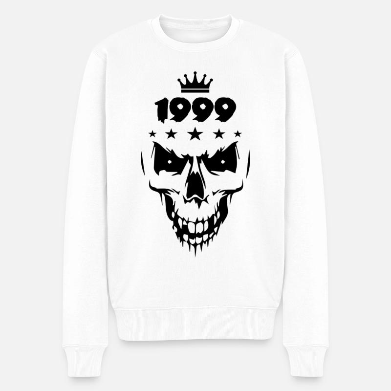 Crâne (1999) - Pull Premium bio Homme - blanc