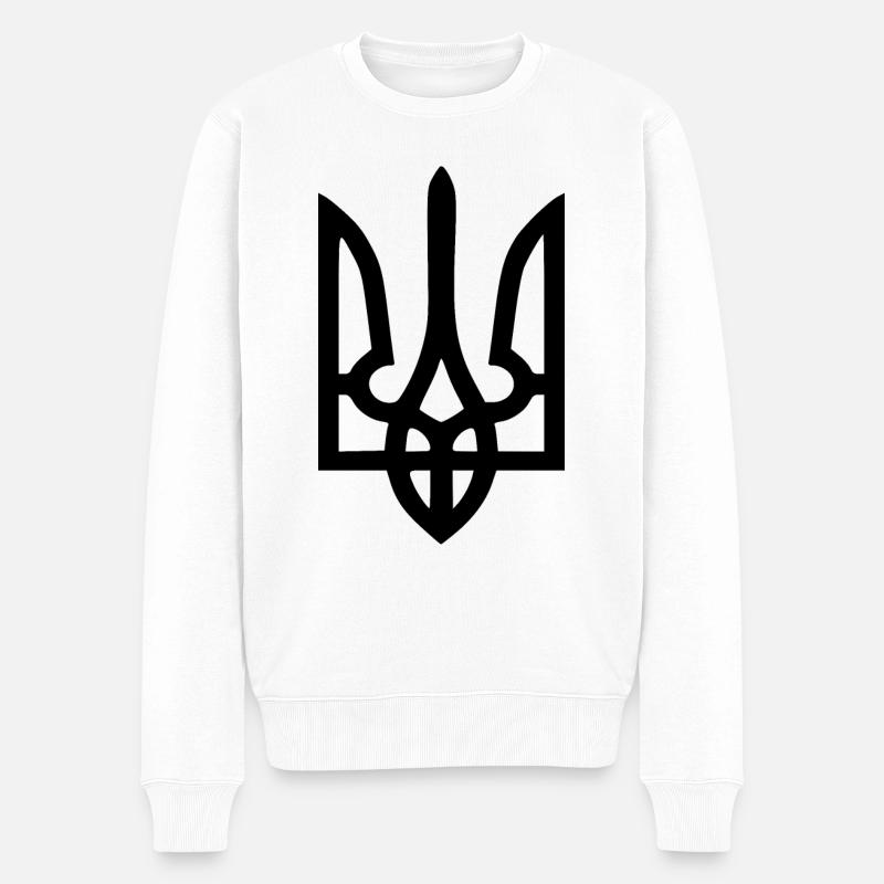 Ukraine - Pull Premium bio Homme - blanc