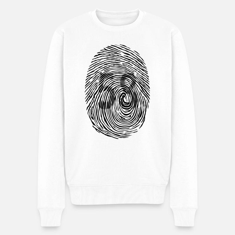 Made in Nièvre - Pull Premium bio Homme - blanc
