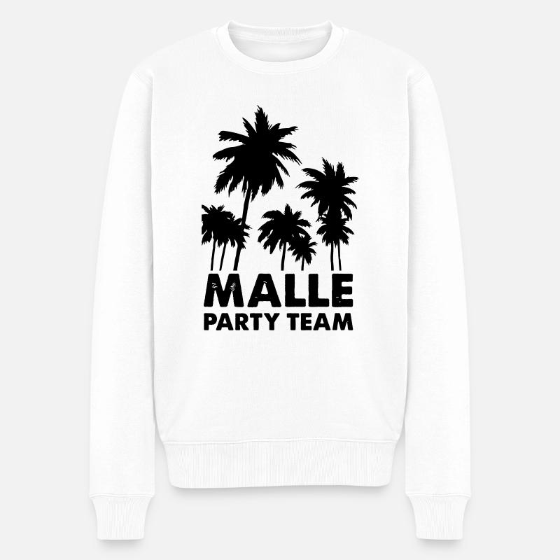 Équipe Malle Party - Pull Premium bio Homme - blanc